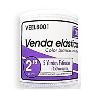VENDA ELASTICA BLANCA ALFASAFE 2 x 5 YD (450 CM) x UNID