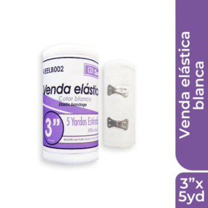 VENDA ELASTICA BLANCA ALFASAFE 3 x 5 YD (450 CM) x UNID