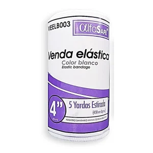 VENDA ELASTICA BLANCA ALFASAFE 4 x 5 YD x UNID
