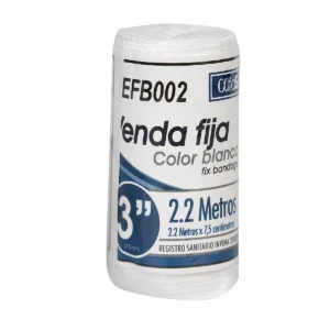 VENDA FIJA BLANCA ALFA SAFE 3` (2.2 MTS x 7.5 CM) - SOBRE x 1 ROLLO