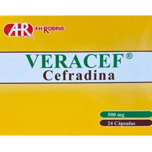 VERACEF 500 MG - CAJA x 24 CAPS