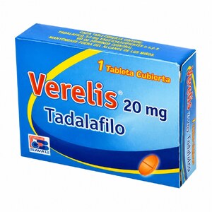 VERELIS 20 MG - CAJA x 4 TAB