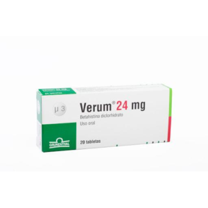 VERUM BETAHISTINA 24 MG X 20 TABL