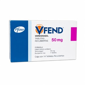 VFEND 50 MG - CAJA x 14 TAB