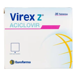 VIREX Z 800 MG - CAJA x 35 TAB