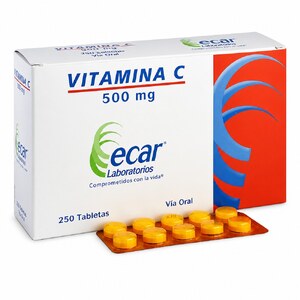 VITAMINA C 500 MG - CAJA x 250 TAB
