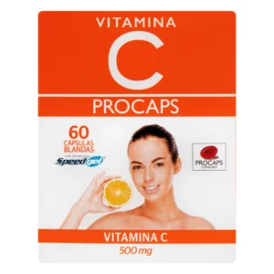VITAMINA C 500 MG - CAJA x 60 CAPS BLANDAS SPEEDGEL