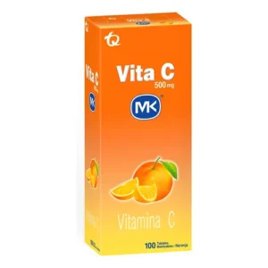 VITAMINA C 500 MG - DISPLAY x 100 TAB - NARANJA (LAB MK)
