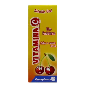 VITAMINA C GOTAS SABOR CEREZA 100 MG - FCO x 30 ML