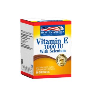 VITAMINA E 1000 UI WITH SELENIUM - CAJA x 60 SOFTGELS