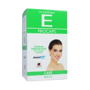VITAMINA E CBG 400 UI - CAJA DISPENSADORA x 15 SOBRES x 10 CAPS BLANDAS C/U