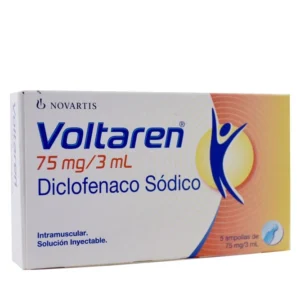 VOLTAREN 75 MG/3 ML - CAJA x 5 AMP