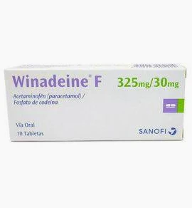 WINADEINE F 325 MG/30 MG - CAJA x 10 TAB