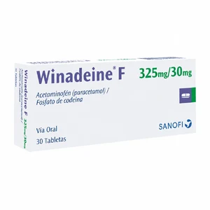 WINADEINE F 325 MG/30 MG - CAJA x 30 TAB