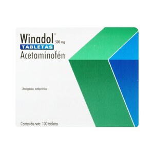 WINADOL 500 MG - CAJA x 100 TAB