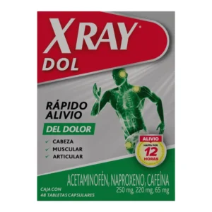 XRAY DOL - CAJA x 48 TAB. CAPSULARES