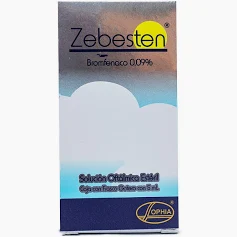 ZEBESTEN 0.9 MG SLN OFT - FCO x 5 ML