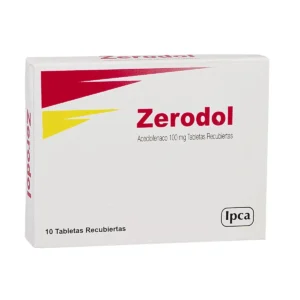 ZERODOL 100 MG - CAJA x 10 TAB