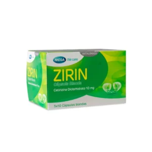 ZIRIN 10 MG - CAJA x 50 CAPS BLANDAS