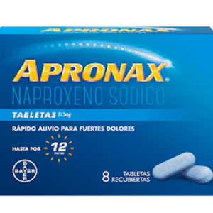 APRONAX LIQUID GEL 275 MG - CAJA x 8 CAPSULAS