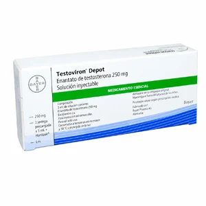 TESTOVIRON DEPOT 250 MG/ML SLN INY - CAJA x 1 HARDPAK PRELLENADA