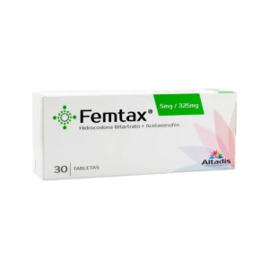 FEMTAX 5 MG/325 MG - CAJA x 30 TAB
