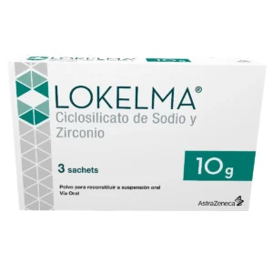LOKELMA 10 G POLVO PARA RECONSTI A SUSP ORAL - CAJA x 3 SACHET x 10 G C/U