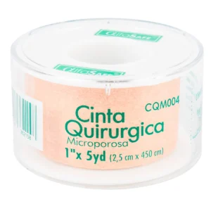 CINTA MICROPOROSA PIEL ALFASAFE 1 x 5 YD (2.5 CM x 450 CM) - CARRETE x UNID