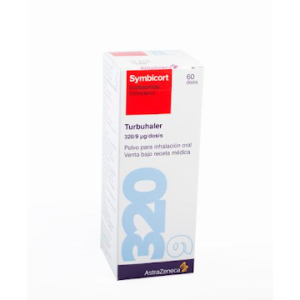 SYMBICORT TURBUHALER 320 MCG/9 MCG POLVO PARA INH - FCO x 60 DOSIS
