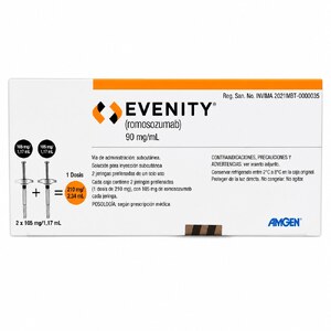 REFRIGERADO-EVENITY 90 MG/ML SLN INY - CAJA x 2 JERINGAS PRELLE