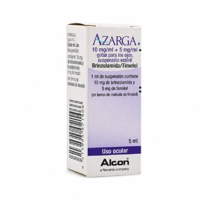 AZARGA 10 MG/5 MG SUSP OFT - FCO x 5 ML