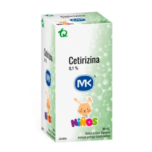 CETIRIZINA 0.1% JARABE - FCO x 60 ML