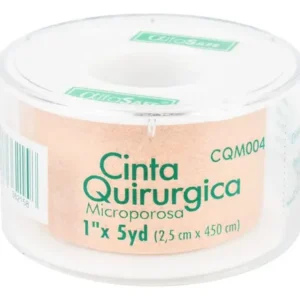 CINTA QUIRURGICA TRANSPARENTE ALFASAFE 1` x 5 YD x UNID