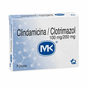 CLINDAMICINA + CLOTRIMAZOL 100 MG/200 MG - CAJA x 7 OVULOS VAG.