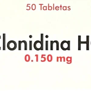 CLONIDINA HCL 0.15 MG - CAJA x 250 TAB