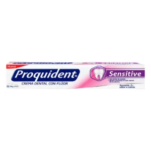 CREMA DENTAL CON FLUOR SENSITIVE PROQUIDENT - TUBO x 96 GR (75 ML) - SABOR MENTA