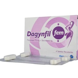 DAGYNFIL FEM 75 MG/1 GR - CAJA x 4 TAB