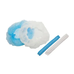 GORRO TIPO ORUGA AZUL O BLANCO - BOLSA x 100 UNID