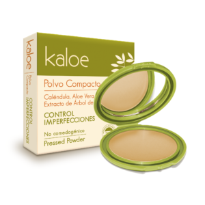 POLVO COMPACTO KALOE CONTROL IMPERFECCIONES SPF 20 UVA/UVB TONO N°6 CANELA (ANA MARÍA SAS) - PRODUCTOS DE BELLEZA ANA MARIA