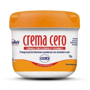 CREMA DERMOPROTECTORA CERO PX50G (OXIDO DE ZINC+CALENDULA+VITAMINA E)+TOALLITAS CERO PQX10UNDS (LAB CERO SA) - CERO S.A