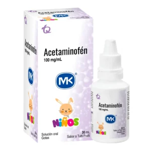 ACETAMINOFEN 100 MG/ML GOTAS ORALES - FCO x 30 ML
