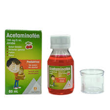 ACETAMINOFEN 150 MG/5 ML JBE - FCO x 60 ML - SABOR CEREZA