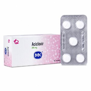 ACICLOVIR 200 MG - CAJA x 25 TAB