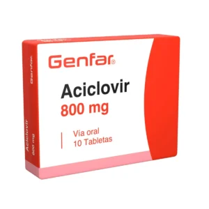 ACICLOVIR 800 MG - CAJA x 10 TAB