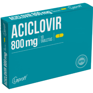 ACICLOVIR 800 MG - CAJA x 10 TAB