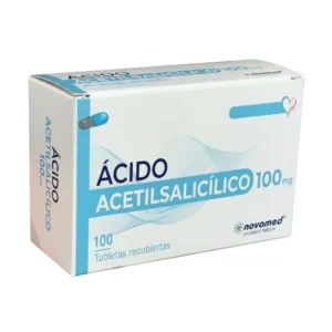 ACIDO ACETIL SALICILICO 100 MG - CAJA x 30 TAB. REC.