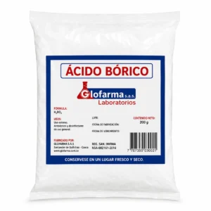 ACIDO BORICO BX200GR (GLOFARMA) - GLOFARMA
