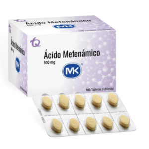 ACIDO MEFENAMICO 500MG CX 100 TB (TECNOQUIMICAS) - TECNOQUIMICAS