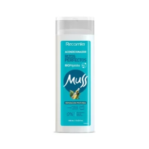 ACONDICIONADOR MUSS RIZOS PERFECTOS CON BIOPEPTIDOS REPARACIÓN PROFUNDA - FCO x 400 ML