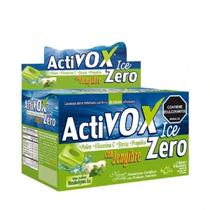 ACTIVOX ICE ZERO CX12 SOBRES PASTILLAS MASTICABLES CON JENGIBRE+MENTHOLYPTUS(NATURAL FRESHLY) - NATURAL FRESHLY